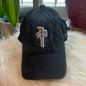 Red Dragon skateboarding fitted hat